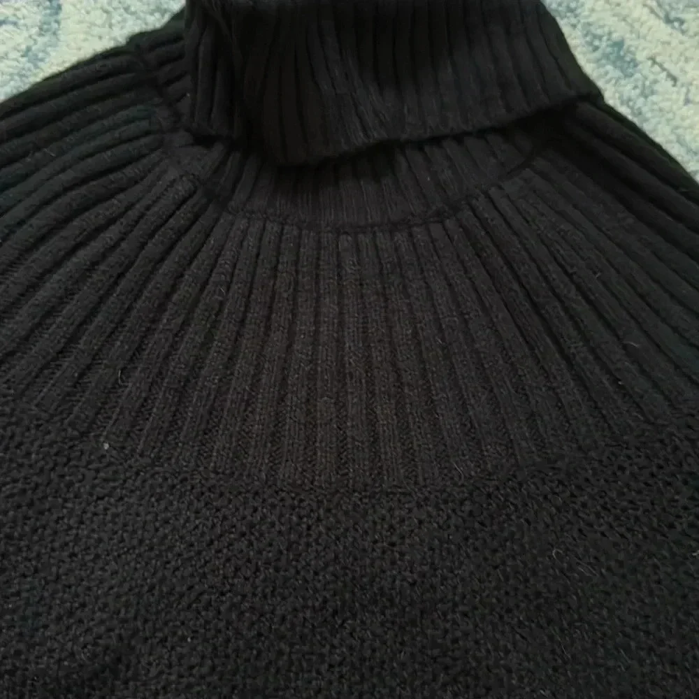 J.Crew mix, texture, ribbed turtleneck, classic sweater, medium